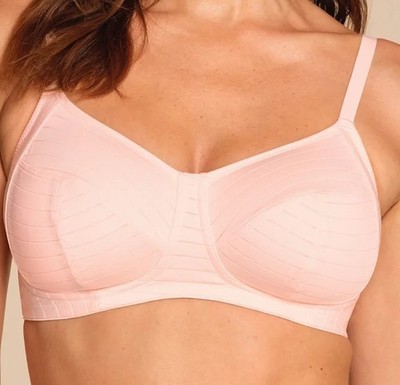 Bravissimo Cici Non-Wired Bra 32F Blush Light Pink + 1 Hook Extender NWOT