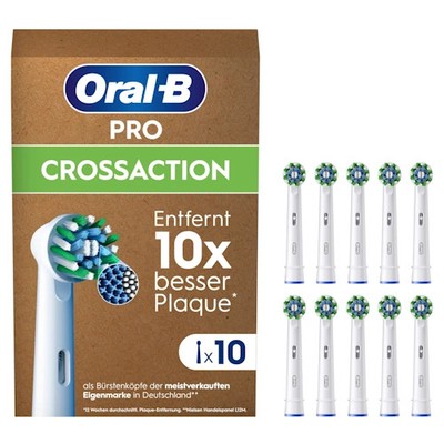Oral-B Pro CrossAction Aufsteckbürsten 10er
