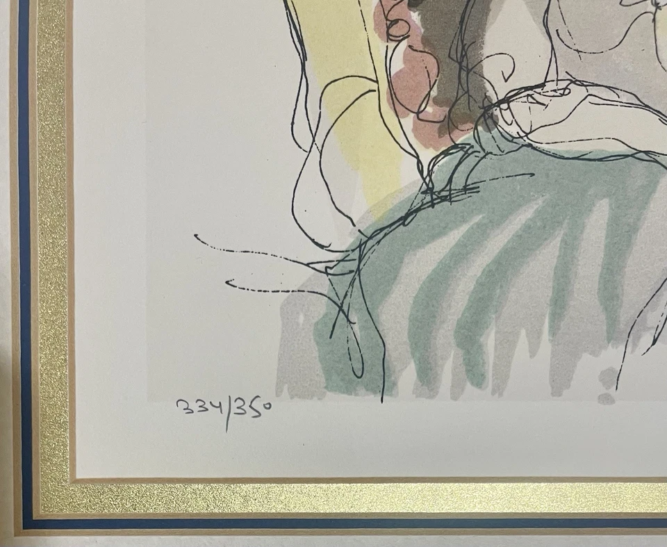 Dos (2) Serigrafías EARLY Raras Edición Limitada firmadas numeradas por Itzchak Tarkay Foto 4 de 4