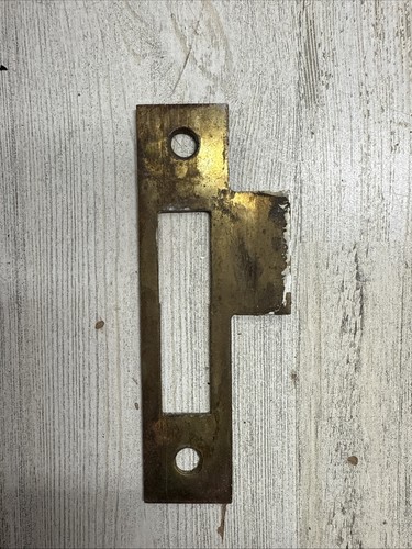 Antique Vintage Brass Door Strike Plate For Mortise Locks