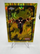 2025 Topps Chrome Marvel - Yellow Lava Refractor - Sunfire - 22