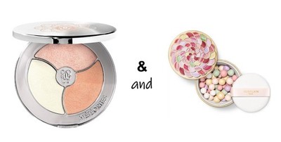 New Box Guerlain Meteorites Pearl Dust Palette & Fullsize Setting Powder Receipt