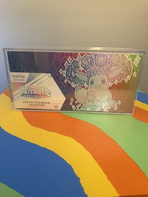 Acrylic Display Case for Prismatic Evolutions Super Premium Collection SPC Case
