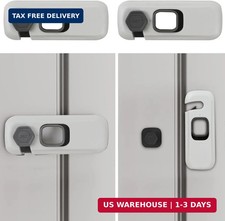 2Pack Child Proof Refrigerator Lock,Fridge Locks for Kids with Sticky Adhesive P