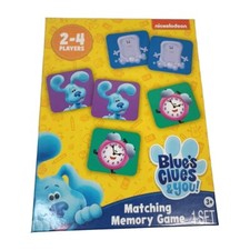 Nickelodeon Blue's Clues You Memory Match Game Box Set 2-4 players New