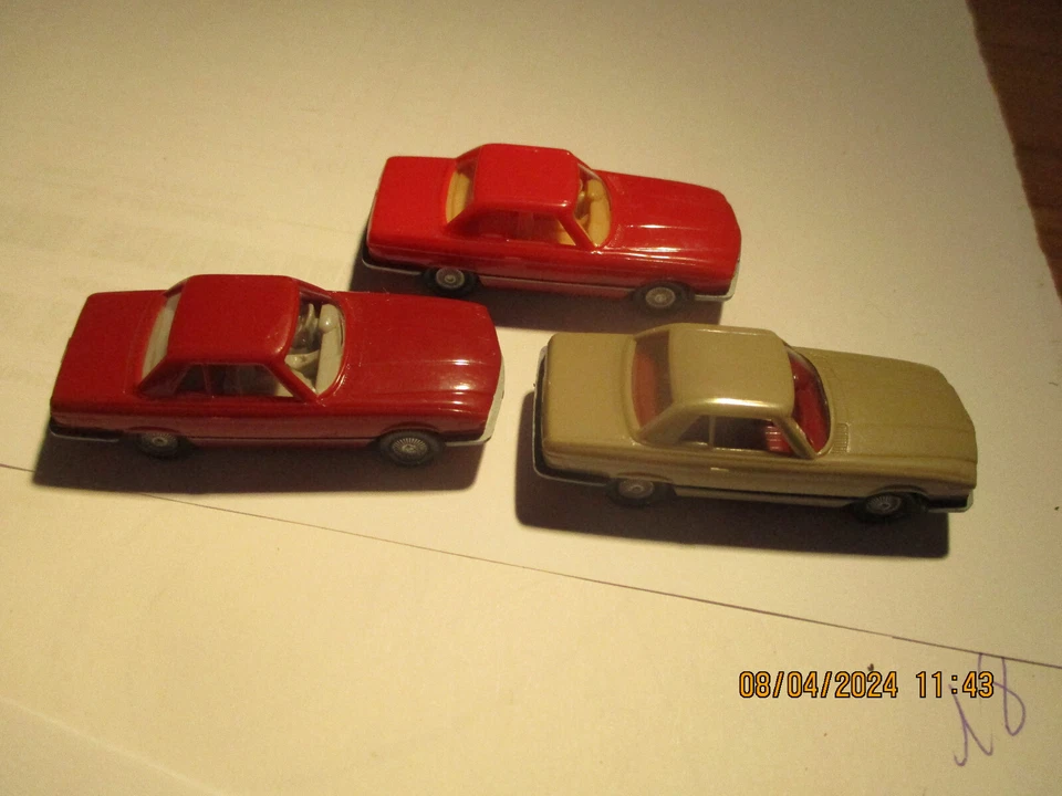 RE-WIKING - MB 350 SL X 3 - 2 GRILL INTEG - 1 GRILL PAPIER - DIFF FARBE - Immagine 2 di 4