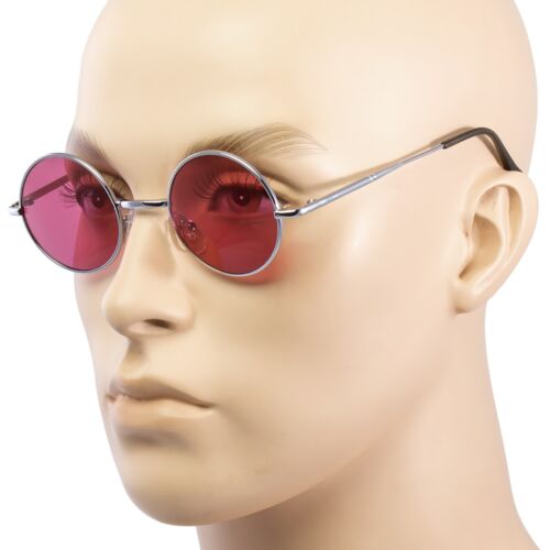 John Lennon Vintage Retro Classic Circle Round Sunglasses Men Women Color R - Picture 1 of 4