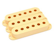  3 Cream Pickup Covers for Fender Stratocaster/Strat  PC-0406-028