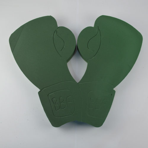 FLORAL FOAM BOXING GLOVES FUNERAL FLORISTRY MEMORIAL TRIBUTE OASIS TYPE