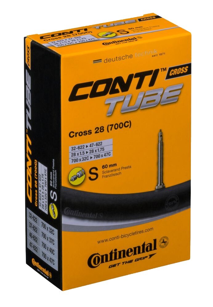 Continental Cross 28 Inner Tube 700c x 32-47 Presta - 60mm