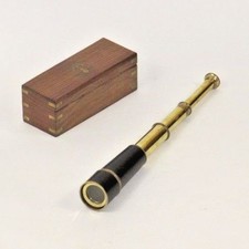 BRASS TELESCOPE 18" HANDHELD  TELESCOPE  PIRATE  NAUTICAL- SPYGLASS