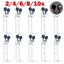 HO Scale Model Tri-Lights Block Signal Fine Made Metal 2 Opposite Targets 2-10PC