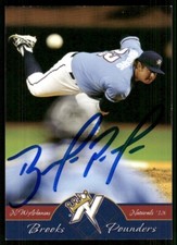 2013 Arkansas Naturals BROOKS POUNDERS Signed Card autograph auto ROYALS ANGELS