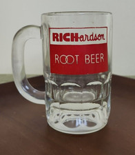 Vintage Thick Heavy Glass Richardson Root Bee...