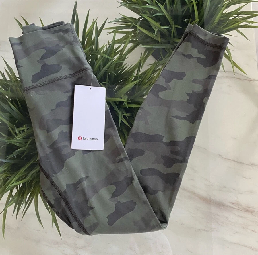 Lululemon Align Pant II 25Heritage 365 Camo Green Twill Multi Sz