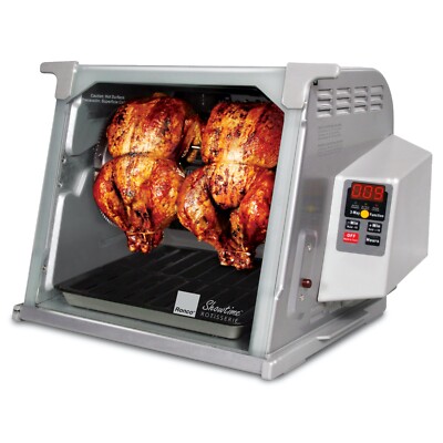 Ronco Digital Rotisserie Oven, Platinum Digital Design, Large Capacity - NEW