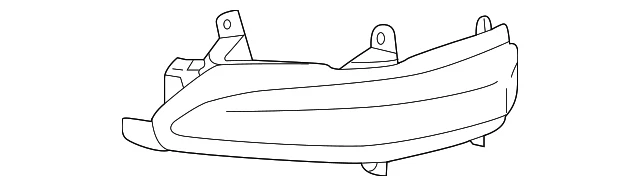 81740-60100 Lexus genuine GX 460 LX 570 OEM (LH) Sid Turn Signal Light Mirror - Imagem 2 de 2