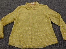 Crown & Ivy Womens blouse PXL Petites  Yellow...