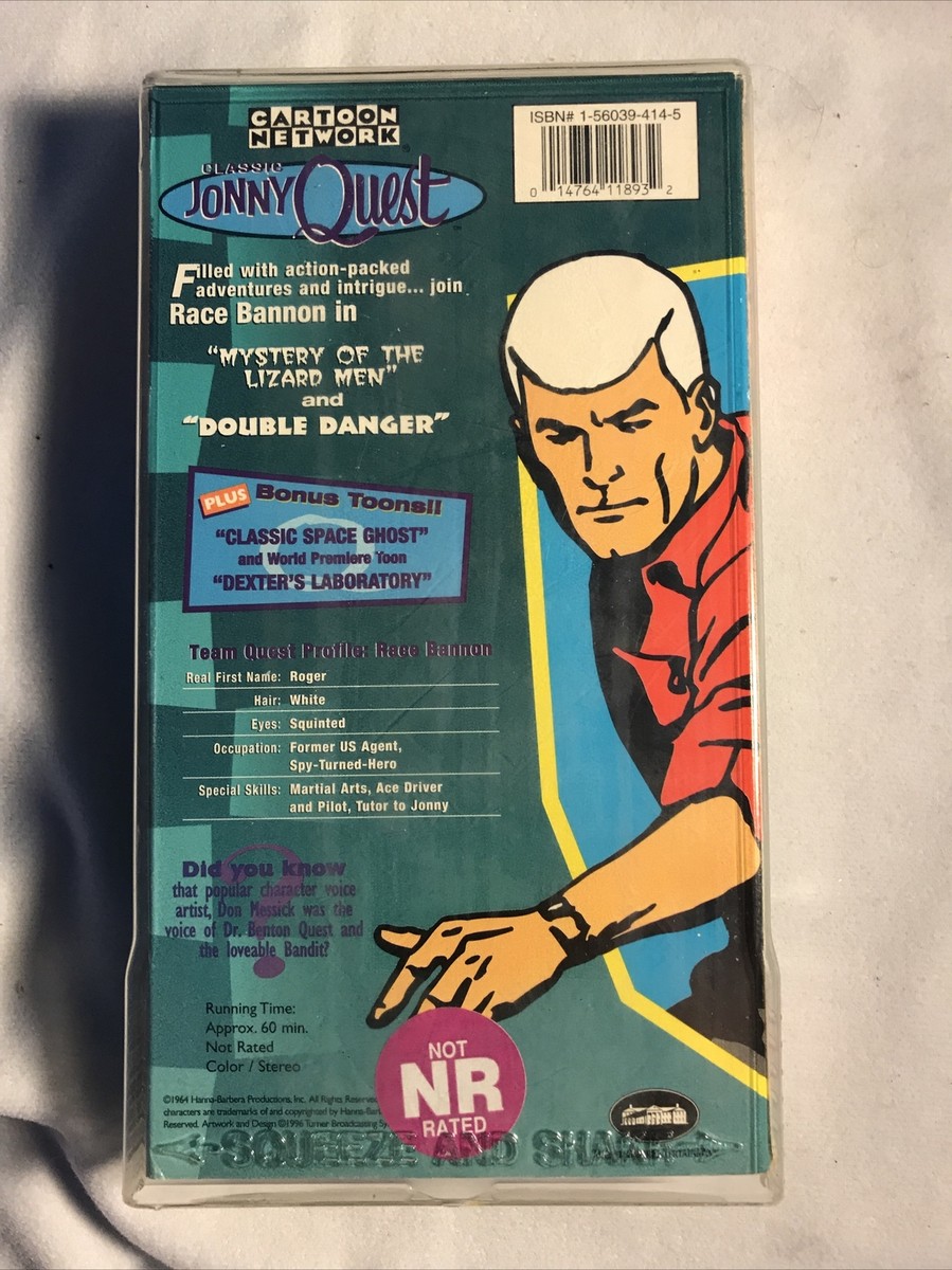 Cartoon Network Jonny Quest Race Bannon In An Army Of One Opened/new
