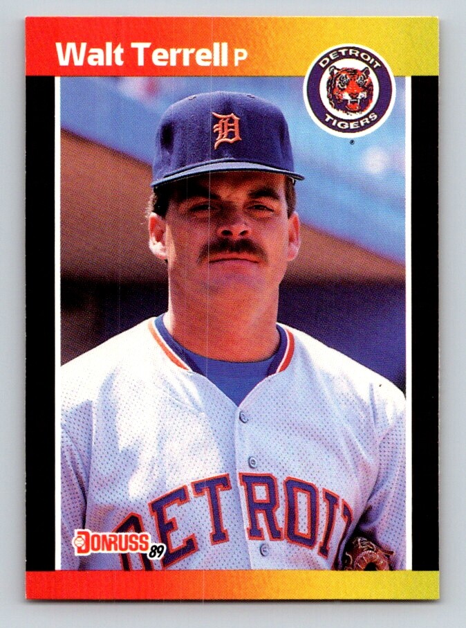 Walt Terrell 1989 Donruss #296 Detroit Tigers