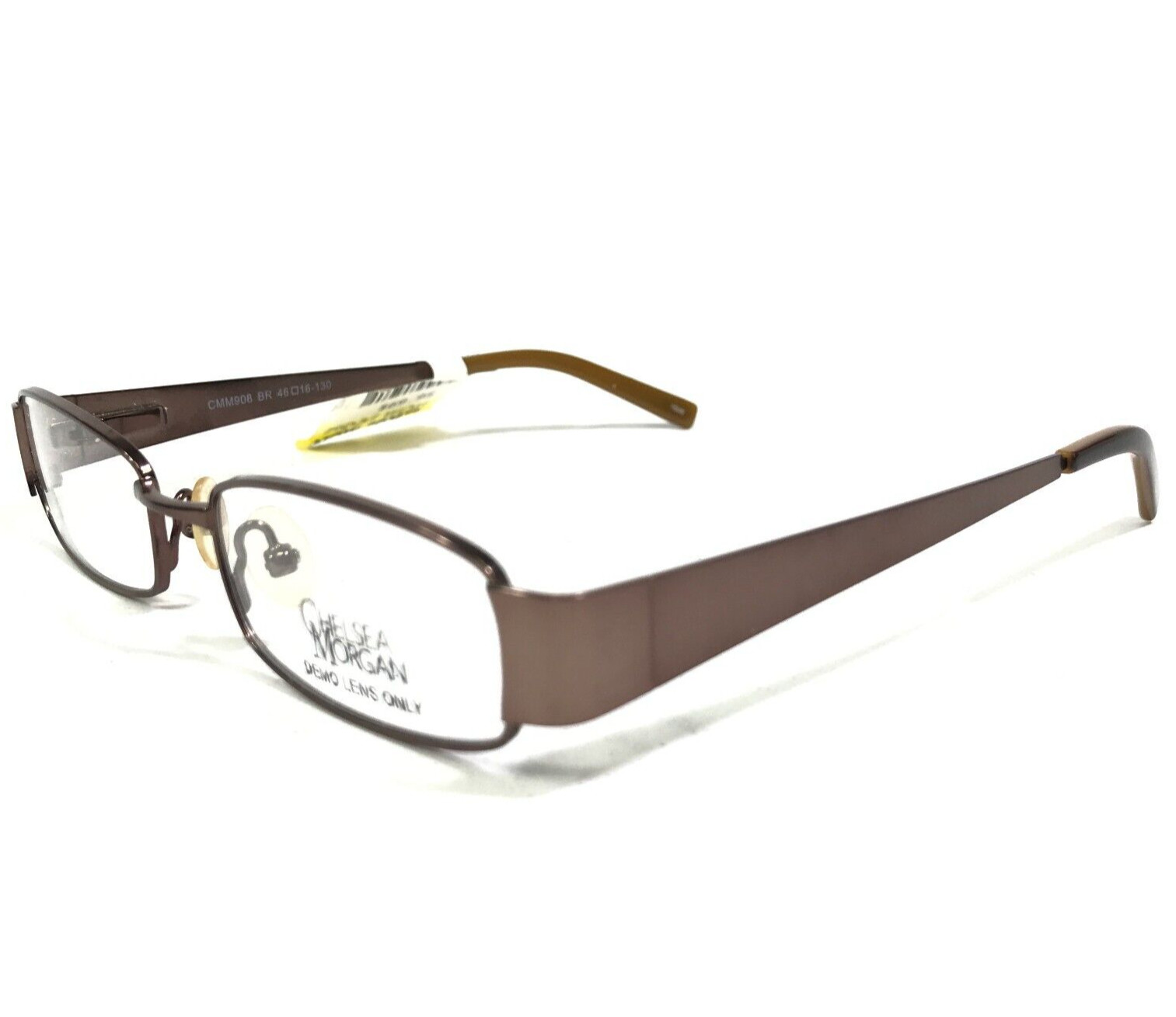 Chelsea Morgan Kids Eyeglasses Frames CMM908 BR Brown Rectangular 46-16-130