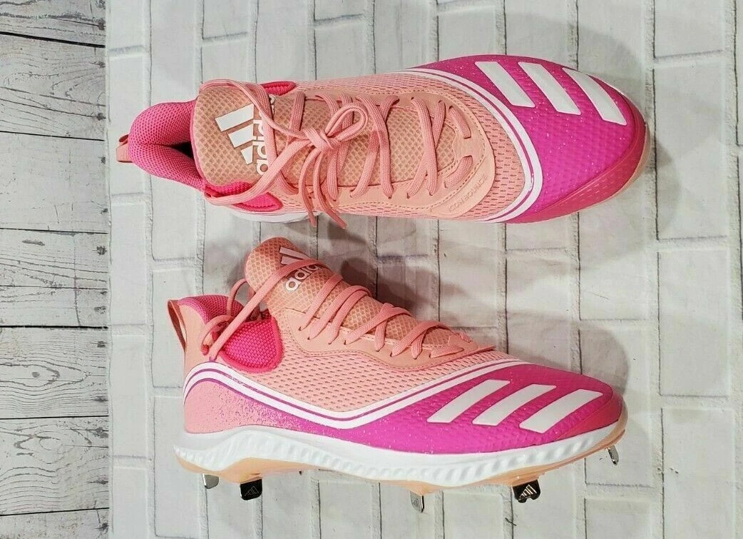 Adidas Icon Bounce Baseball Cleats Breast Cancer Awareness FW5543