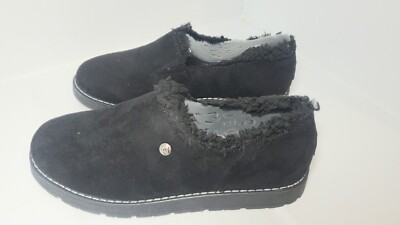 Skechers Womens Bobs Alpine Black Size 6, 31300 Memory Foam