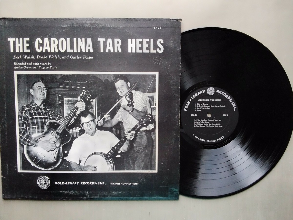 Dock Walsh LP Vinyl Folk-Legacy Records #FSA-24 “The Carolina Tar 