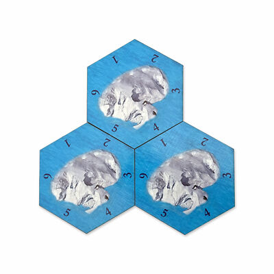 Tabletop Monthly Iceberg Expansion 3 Pack compatible with Catan's Seafarers a...