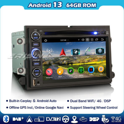 7''Android 13 64GB Navi Autoradio Carplay Ford Freestar Shelby Milan Sable Escape