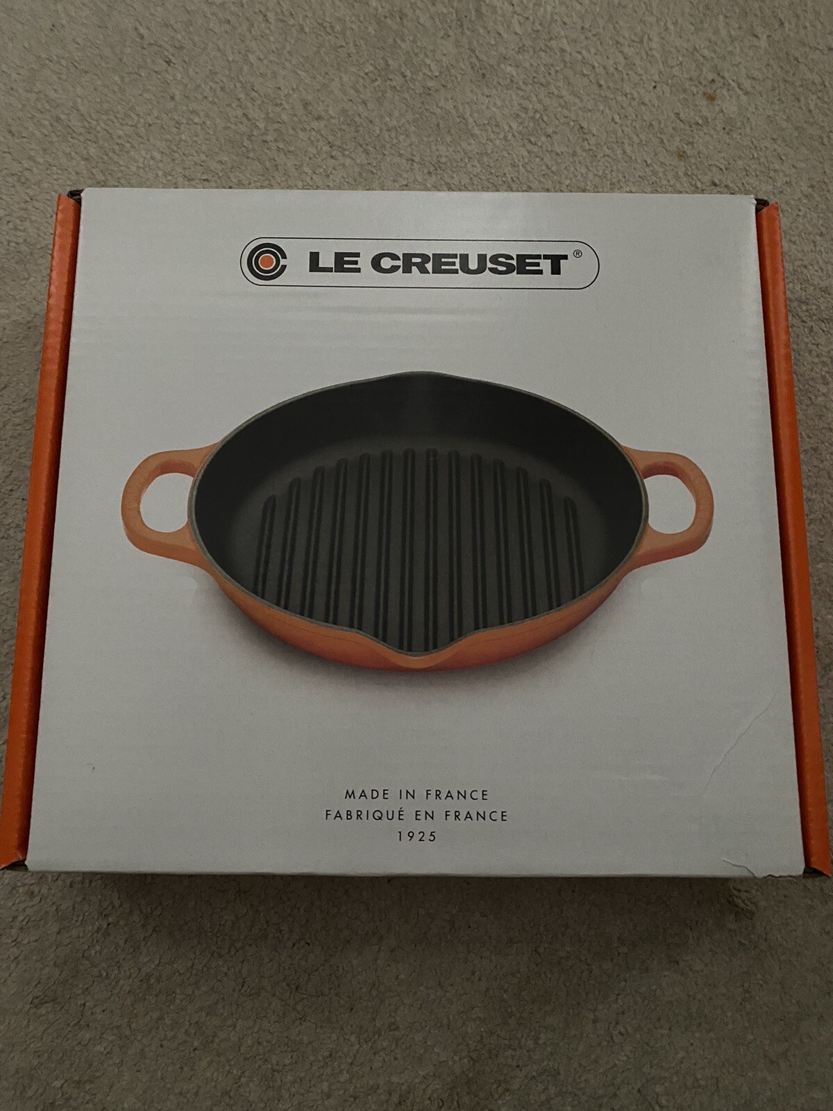 le creuset deep skillet 25 vm eBay