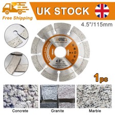 Diamond Concrete Cutting Disc 115mm Circular Saw Blade Granite Marble Cutter