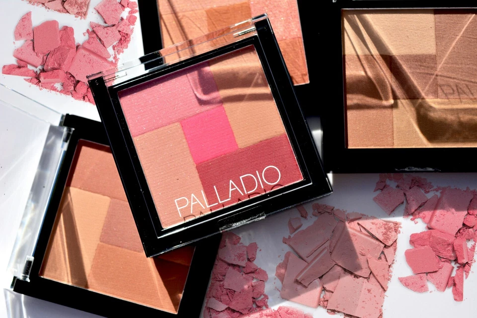 Palladio 2-In-1 Mosaic Powder Blush and Bronzer, Silky Smooth Face Makeup - Image 2 of 2