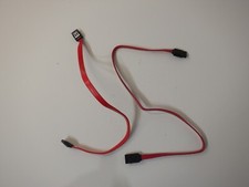  Lot of 2 SATA 3.0 Cable SATA3 III 6GB/s Right Angle 90 Degree SSD