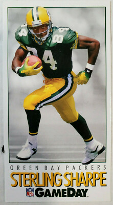 1992 STERLING SHARPE NFL GameDay PROMO football card #9-RARE-Green Bay  Packers-M