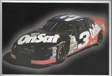 KEN ALLEN "ONSAT SATELLITE W/WHITE BORDER" #3 NON NASCAR LATE MODEL POSTCARD