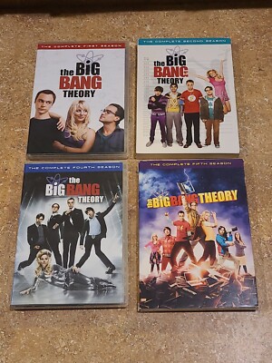 The Big Bang Theory First Second Fourth Fifth Season 1,2,4,5 DVD Lot Set