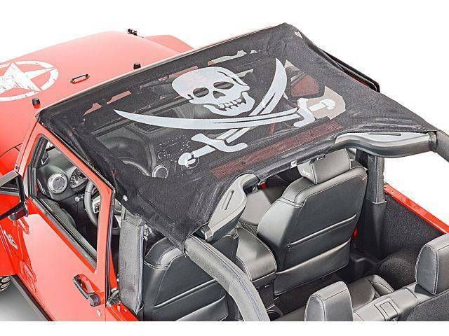 Vdp 2010-17 Para Jeep JK Wrangler 2dr Pirata Koolbreez Malla Sol Pantalla Braga