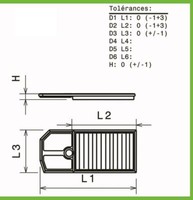 Luftfilter Green FüR Seat Leon Ab 2005 Bis 2012 1.4L-80PS