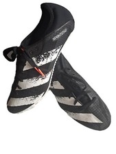 Size 10 - adidas Sprintstar spikes. Black/white. VG Condition.