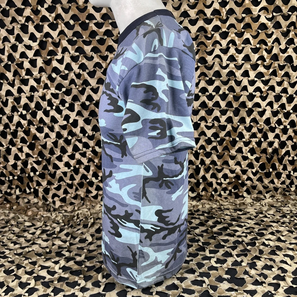 NOVA Camiseta Rothco Manga Curta - Azul Urbano - X-Grande - Imagem 2 de 4