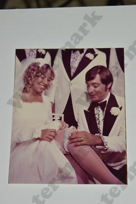beautiful bride curvy blonde woman garter VINTAGE PHOTOGRAPH Fh