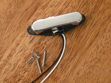NECK PICKUP POLISHED NICKEL VINTAGE TONE ALNICO 5 MAGNETS FOR TELECASTER