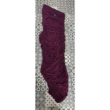 Lulus Burgundy off Shoulder Bodycon Dress Women’s evening Cocktail NWT