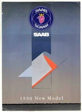 [b4033] large format: 1990 Saab comprehensive pamphlet