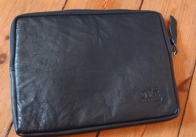 Neu Tasche Echt Leder ipad Tablet Branco schwarz Tranquillo Hochwertig Kosmetik 