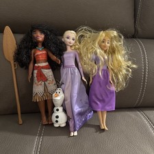 Disney Store 12” Doll Lot Moana Frozen