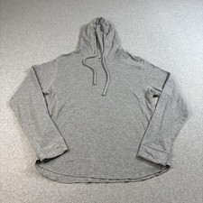 Vince Hoodie Mens Large Gray 100 Cotton Lightweight Pullover Made Peru Heritage