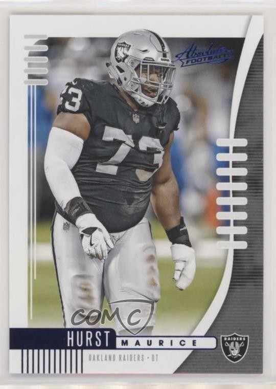 2019 Panini Absolute Blue Maurice Hurst #50 0c6