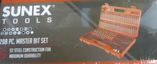 SUNEX TOOLS 9729 Master Bit Set, 208-Piece